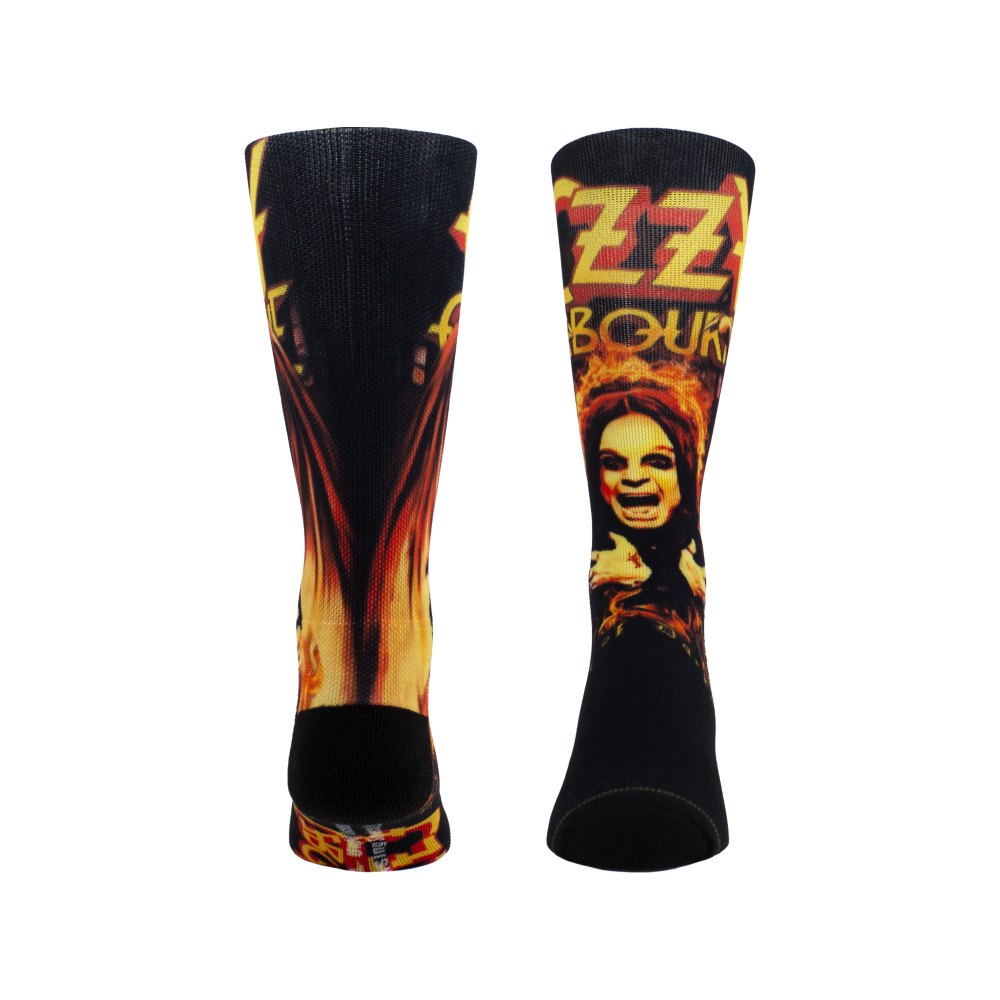 Ozzy Osbourne - Dye Sublimation Crew Sokken - Zwart